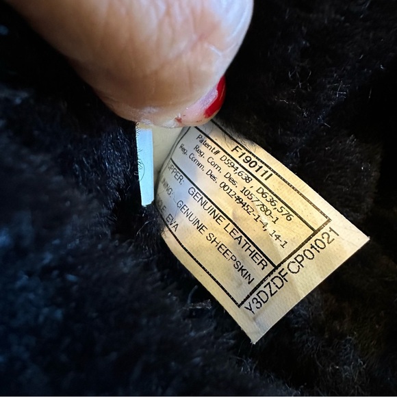 $395 UGG Bailey Button Over-the-Knee OTK 2-way Black Suede Shearling Fur Boots 8 - Picture 9 of 13